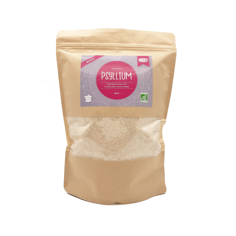 Psyllium blond bio Uberti - 600 g - Complément alimentaire