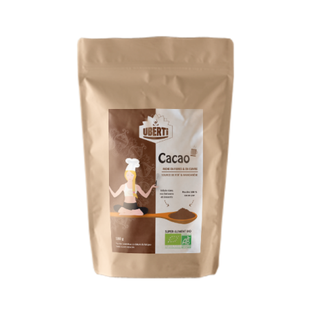 Cacao brut sans sucres ajoutés Uberti - 180 g